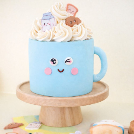 A cute breakfast atmosphere with sweet decorations – Kawaii - ScrapCooking