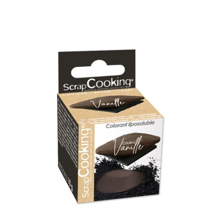 Colorant liposoluble poudre gousse de vanille - ScrapCooking