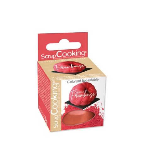 Fat-soluble raspberry-coloured powder - ScrapCooking