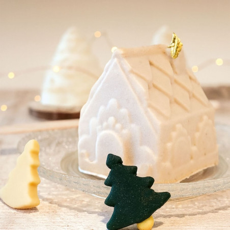 Réalisation chalet chocolat blanc - ScrapCooking