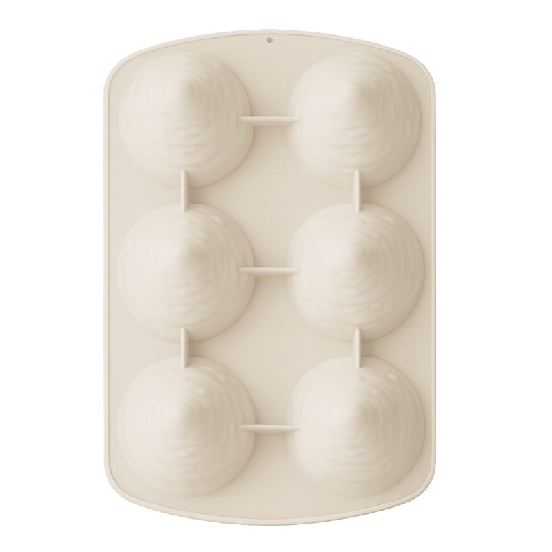 Moule seul silicone 3D sapins de Noël - 6 empreintes - ScrapCooking