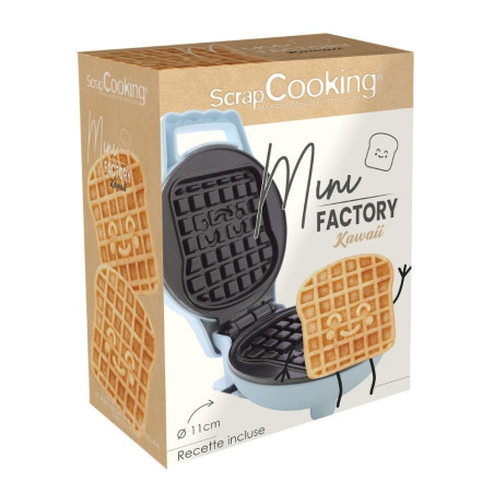 Pack appareil mini gaufres kawaii Waffle Factory - ScrapCooking