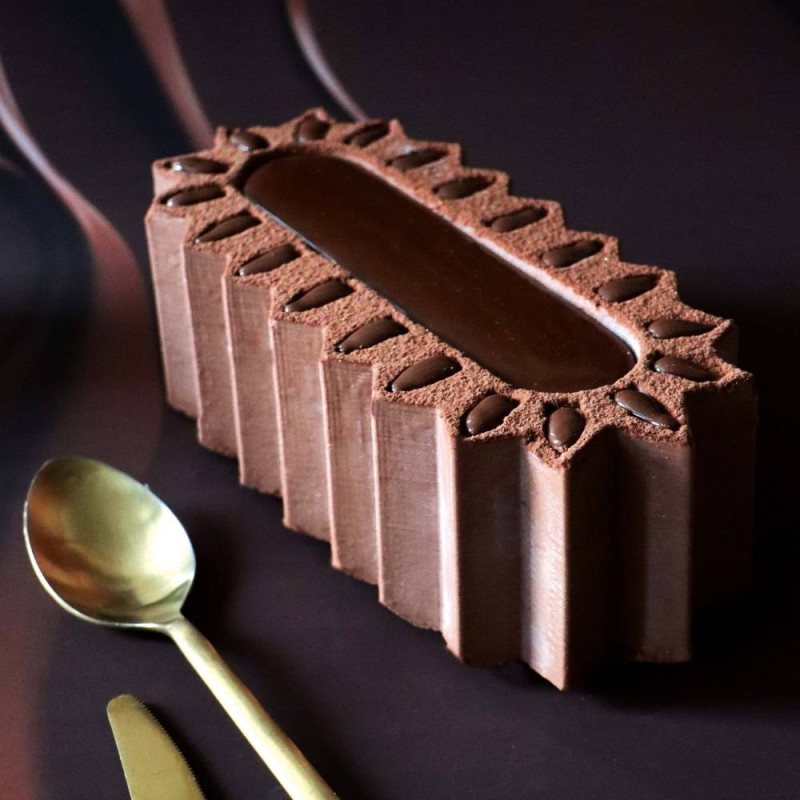 Photo bûche choco Marquise profil  - ScrapCooking