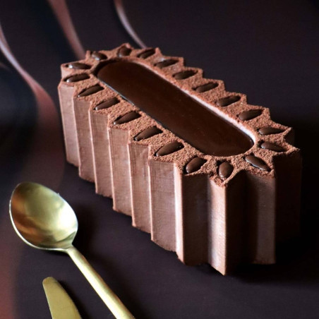 Photo bûche choco Marquise profil  - ScrapCooking