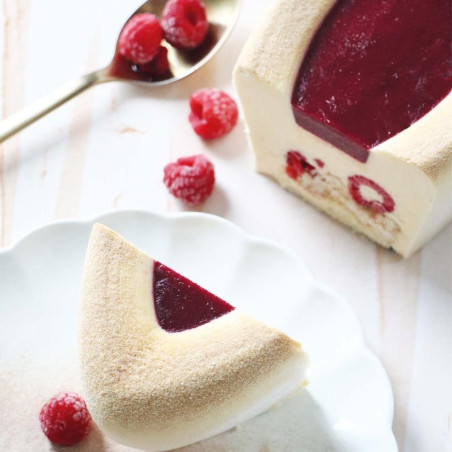 Photo of a raspberry dessert in a small dish - ScrapCooking