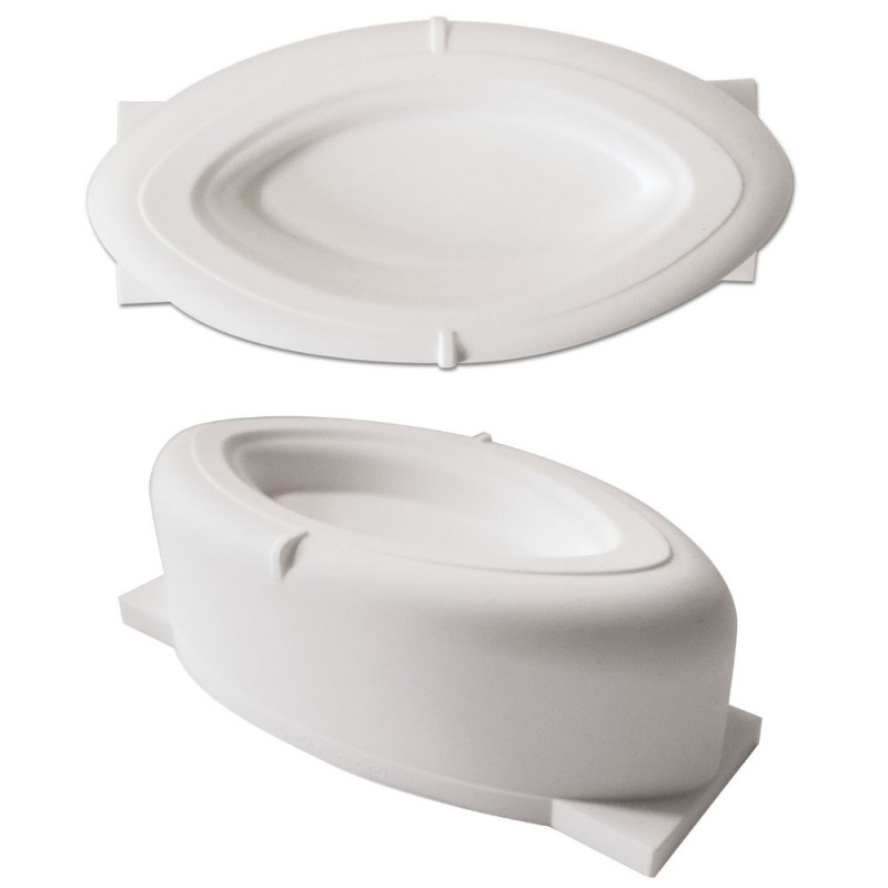 Moule seul silicone 3D bûche et entremets - Barquette - ScrapCooking