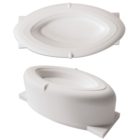 Moule seul silicone 3D bûche et entremets - Barquette - ScrapCooking