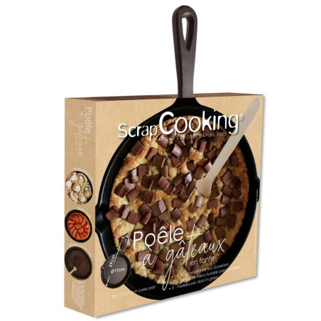 Side view pack with cast-iron stove - ScrapCooking