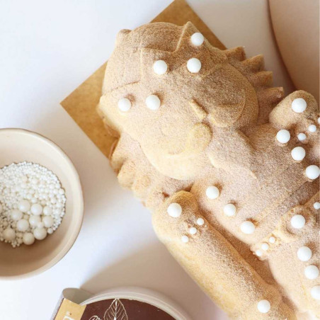 Photo of a nutcracker Yule log - ScrapCooking