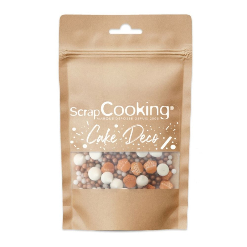 Sachet décors sucrés mix 3D automne - ScrapCooking®
