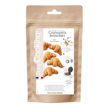 Powdered mix sachet for brioche croissants - ScrapCooking®