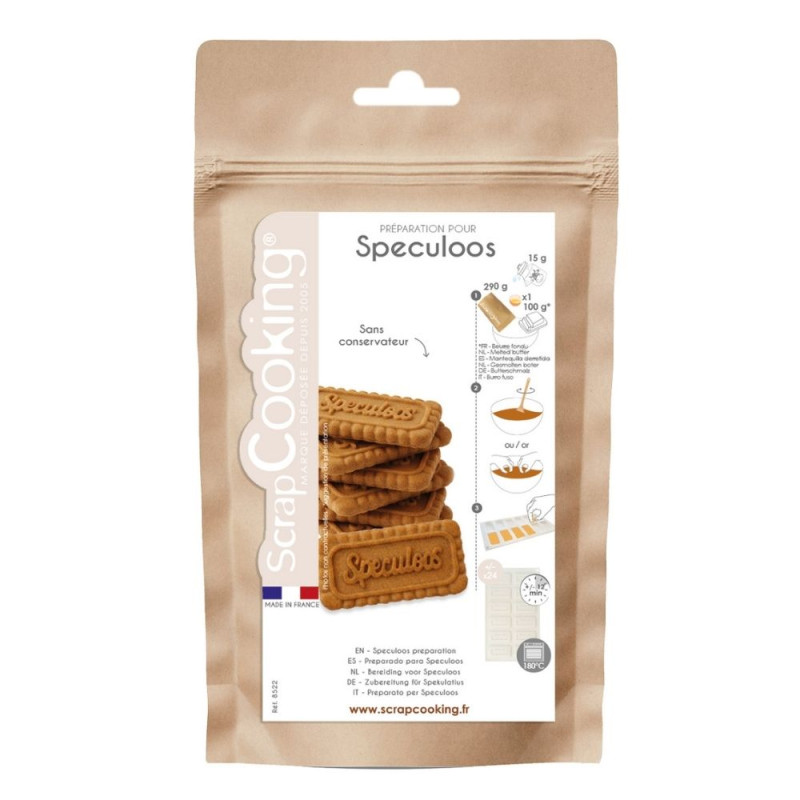 Sachet Préparation en poudre pour spéculoos maison - ScrapCooking®
