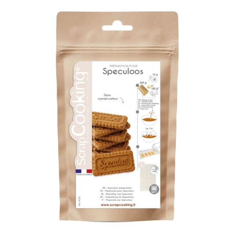 Packet of powdered mix for homemade speculoos – ScrapCooking®