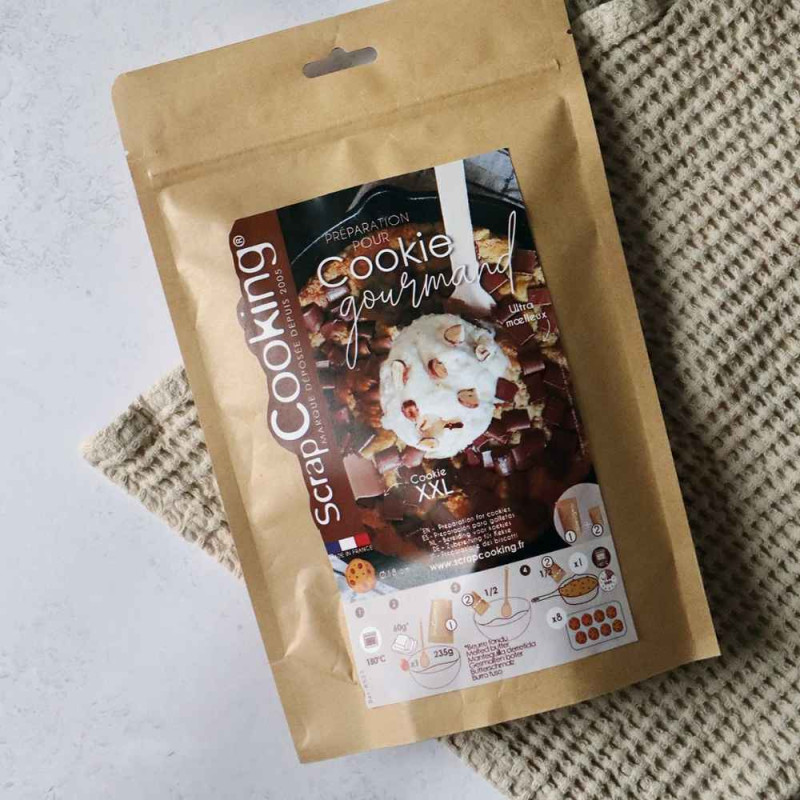 Ambiance sachet prépa pour cookie géant - ScrapCooking®