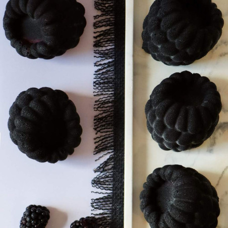Blackberry dessert with a raspberry trompe-l’œil - ScrapCooking®