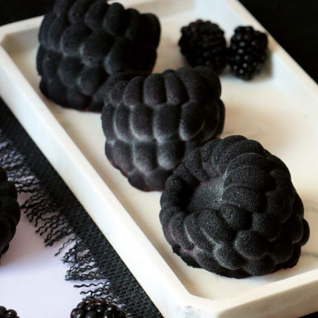 Blackberry dessert with a raspberry trompe-l’œil 1 - ScrapCooking®
