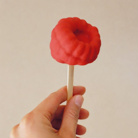 Trompe-l'œil raspberry ice cream - ScrapCooking®