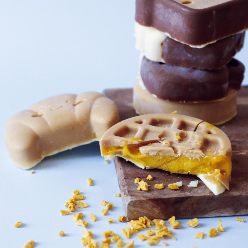Kawaii ice cream waffle - ScrapCooking®