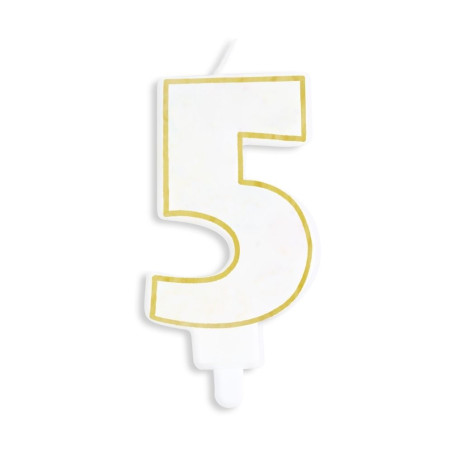 Single Number 5 Candle – ScrapCooking®