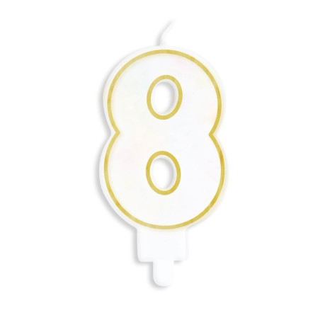 Single Number 8 Candle – ScrapCooking®