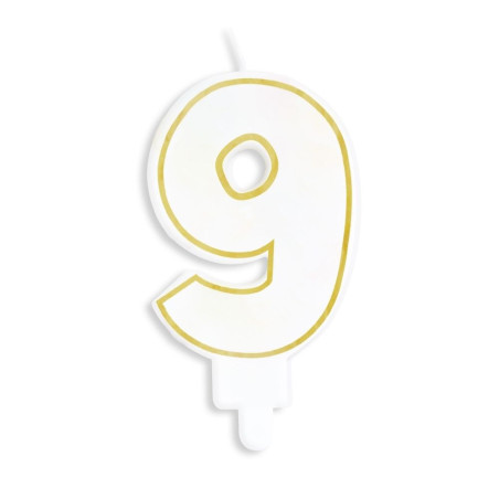 Single Number 9 Candle – ScrapCooking®