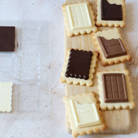 'School' 3-chocolate biscuit-cutter set - ScrapCooking®