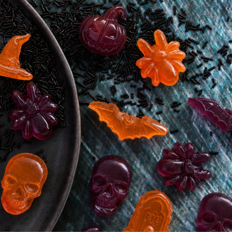Halloween candy DIY kit : Mould & fruity candy mixes