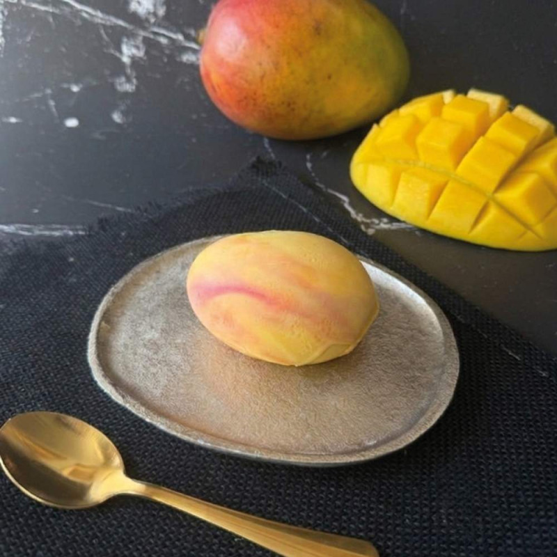 Mango-themed trompe-l’œil - ScrapCooking