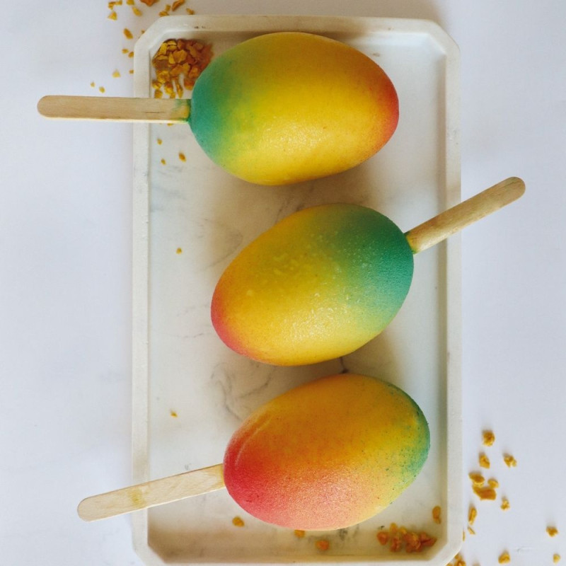 Mango Ice Cream Theme - ScrapCooking®