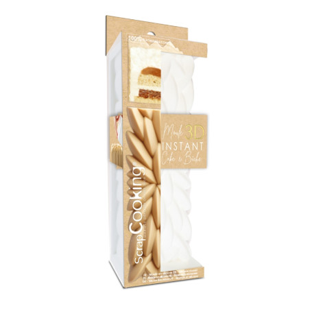 3D Log Silicone Mould - Instant by ScrapCooking®