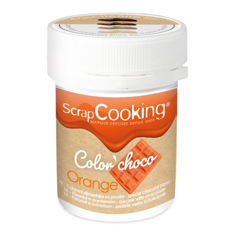 Halloween pumpkin chocolate cake kit | ScrapCooking®