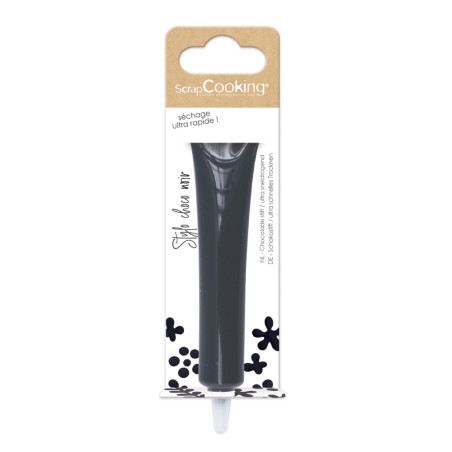 Pack citrouilles d'Halloween : Stylo choco noir - Décoration yeux et bouche des citrouilles