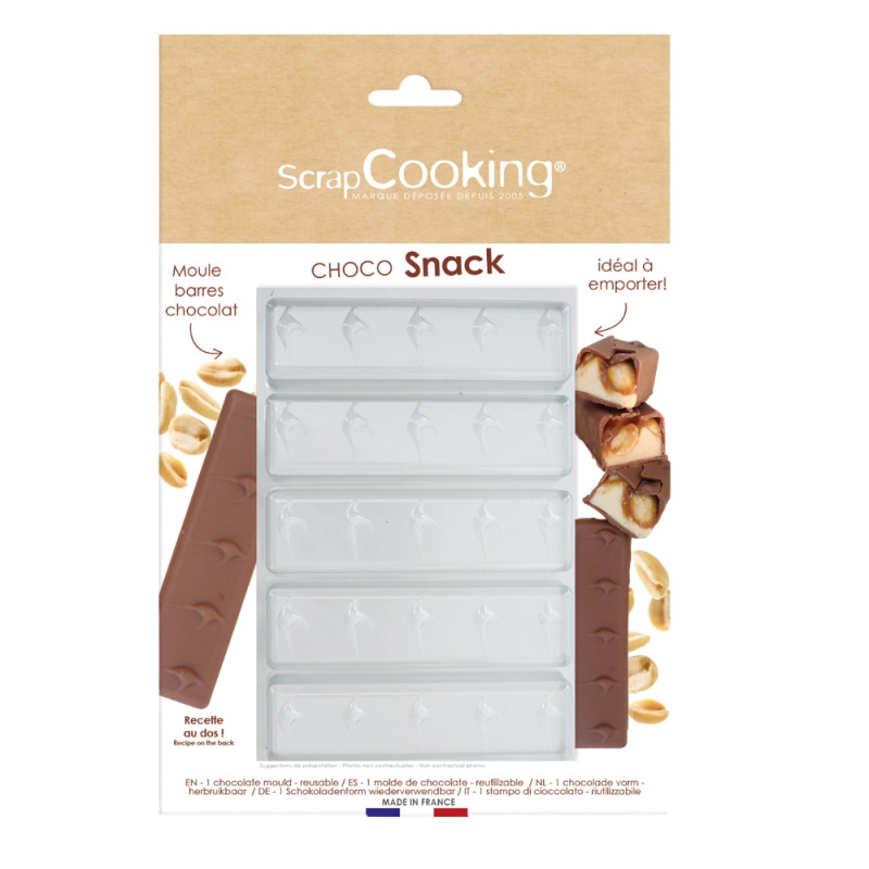 Pack chocolate lover : Moule pour barres chocolatées SNACK
