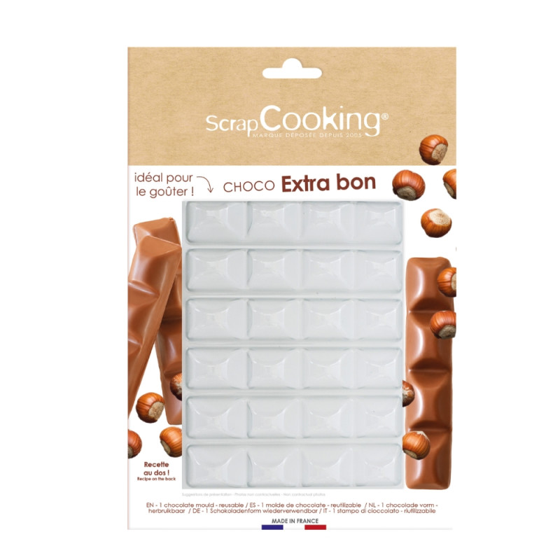 Homemade Chocolate bar mould kit | ScrapCooking®