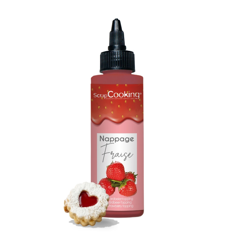 Christmas Linzer biscuits pack : Strawberry coulis