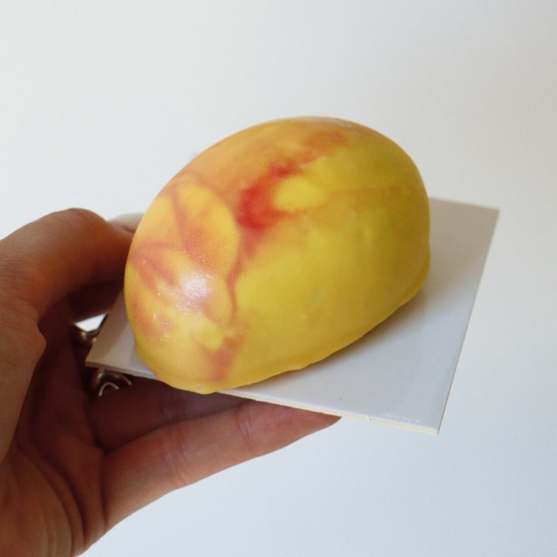 Close-up of a mango trompe-l’œil effect - ScrapCooking