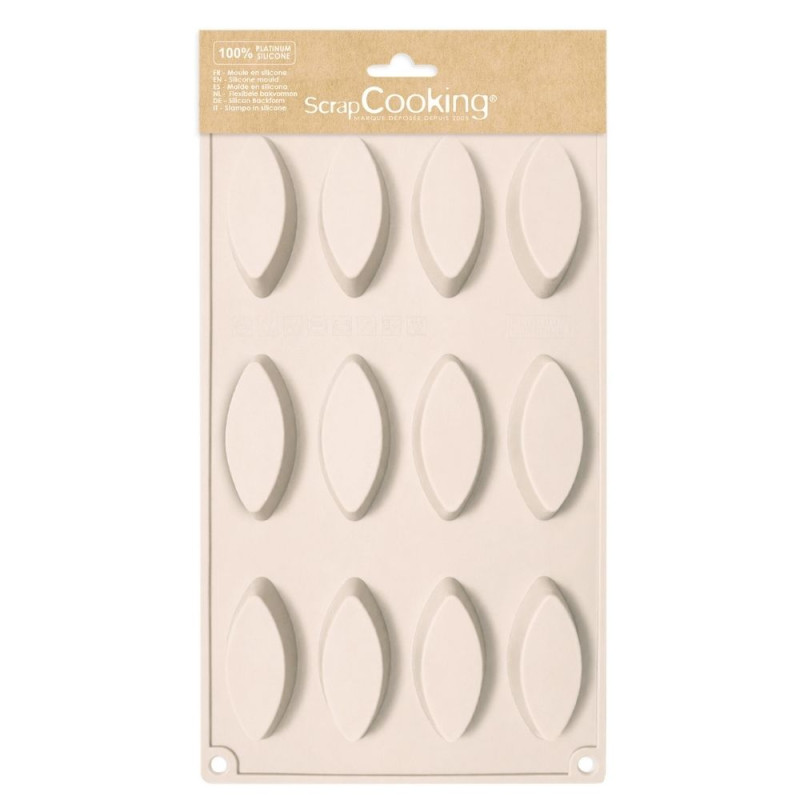 Moule en silicone 12 barquettes - ScrapCooking