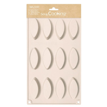 Moule en silicone 12 barquettes - ScrapCooking