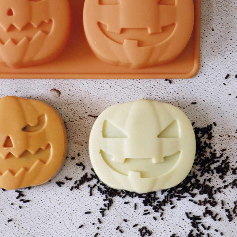 Pumpkin cake theme + baking tin - ScrapCooking