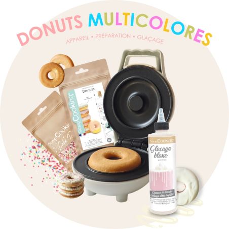 Colourful doughnut pack