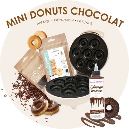 Pack mini donuts chocolat