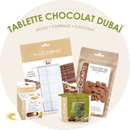 Dubaï chocolate bar pack