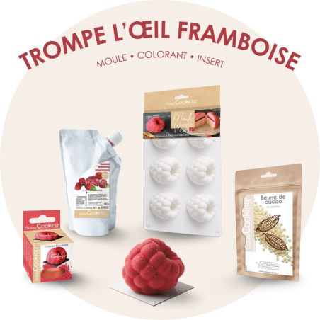 Raspberry illusion cake kit