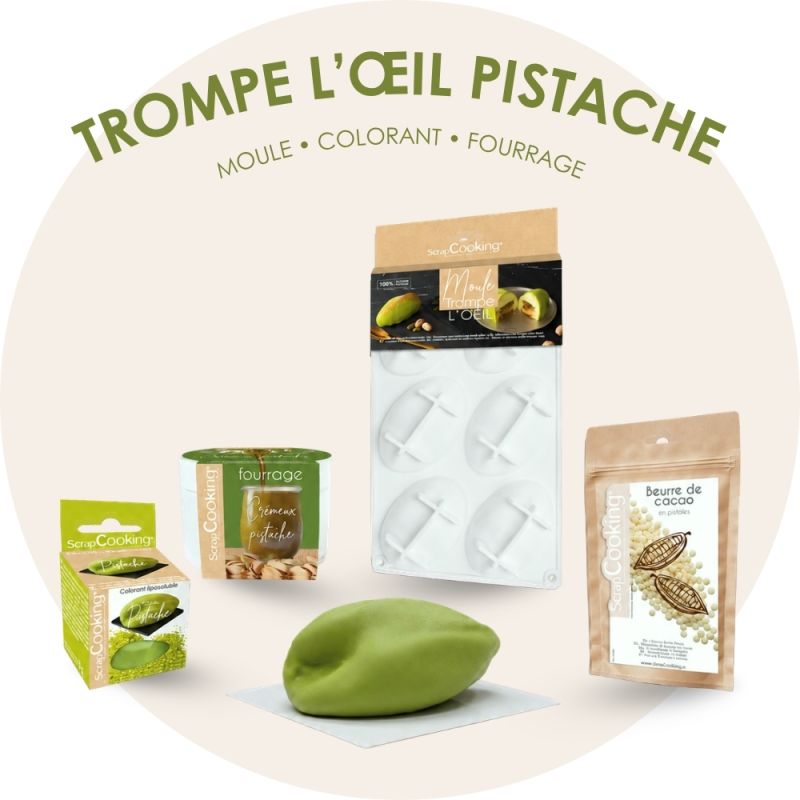 Pistachio illusion cake kit