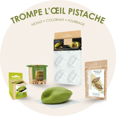 Pistachio illusion cake kit