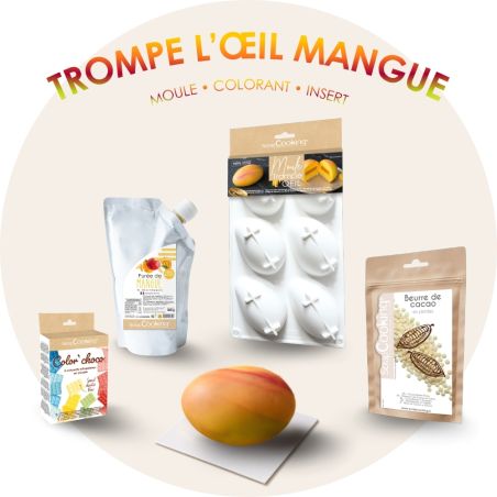 Mango illusion cake kit