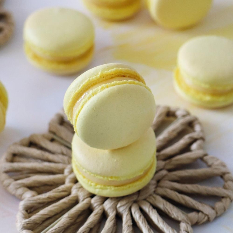 Lemon Macaron Theme 2 - ScrapCooking®