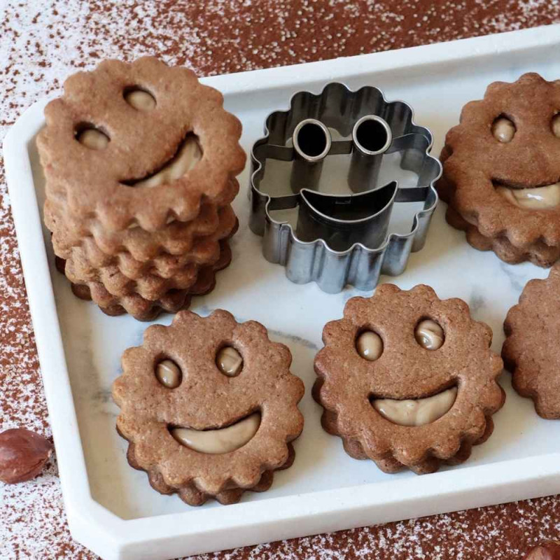 Ambiance biscuit sourire chocolat - ScrapCooking®