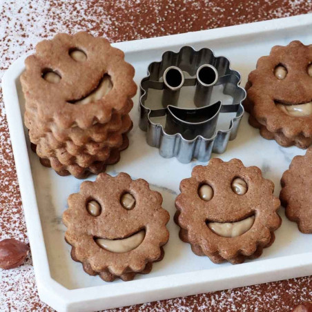 Ambiance biscuit sourire chocolat - ScrapCooking®