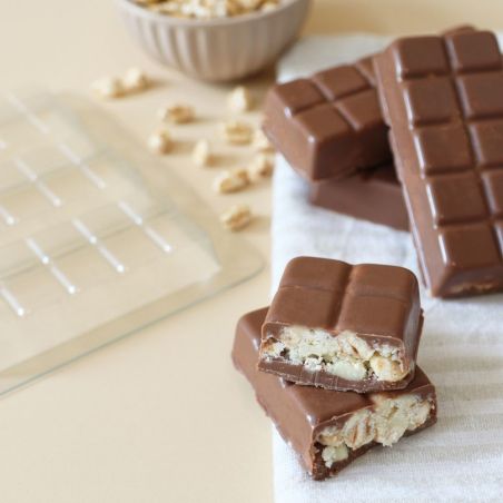 Moule barres chocolatées "Crunchy"